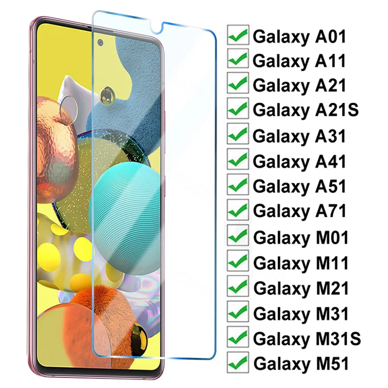 Защитное стекло для Samsung Galaxy A01 A11 A21 A31 A41 A51 A71 M01 M11 M21 M31 M51|Защитные стёкла и плёнки| |