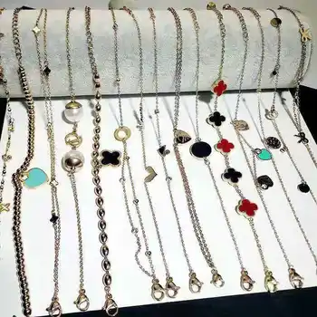 

30 Pcs/lot fashion women classical stainless steel bracelet lot luxury women bracelet jewelry wholesale 200801-23
