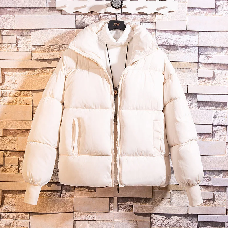 Высокое качество зимнее пальто Мужская мода Стенд воротник Hombre Твердые толстые теплые пальто повседневная мужская верхняя одежда YT50163