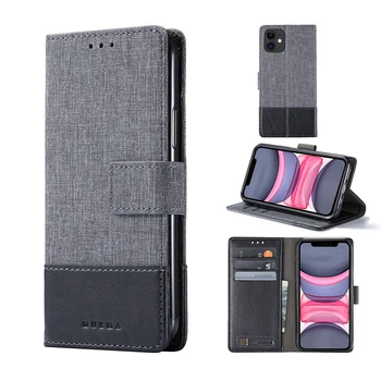 

MUXMA PU Leather Cover For iPhone SE 2 2020 SE2 5 6 6S 6SPlus 7 8 7Plus 8Plus Plus X Xs XR Max 11 11pro Max Pro Flip Case Wallet