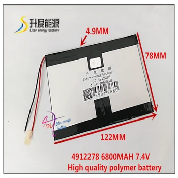 

4912278 7.4V 6800mAH 5080120 Polymer lithium ion / Li-ion battery for tablet pc cell phone POWER BANK