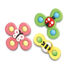 

2022 1pcs Cartoon Insect Fidget Spinner Kids Toys ABS Colorful Gyro Toy Relief Stress Educational Fingertip Toys For Kids