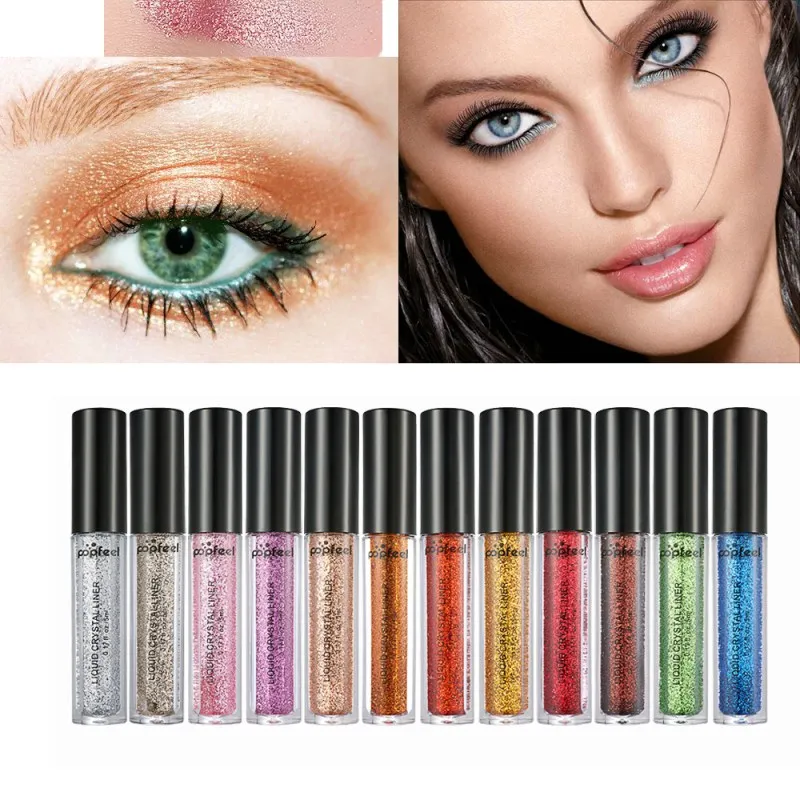 

1Pc/lot Summer Sexy Shining Glitter High-light Eye Shadow Makeup Body Facial Large Eyes Bright Sequins