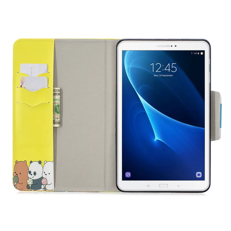 Wekays For Samsung Tab A6 10.1 Cartoon Unicorn Leather Case For Samsung Galaxy Tab A6 A 6 2016 10.1 T585 T580 T580N Cover Cases