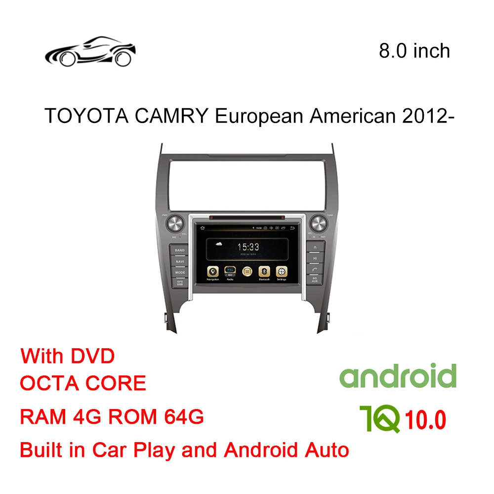 

CAMRY GPS RADIO DVD ANDROID CAR GPS FOR TOYOTA CAMRY CAR DVD 8 inch CAR STEREO ANDROID 4G+64G Car Multimedia NAVIGATION