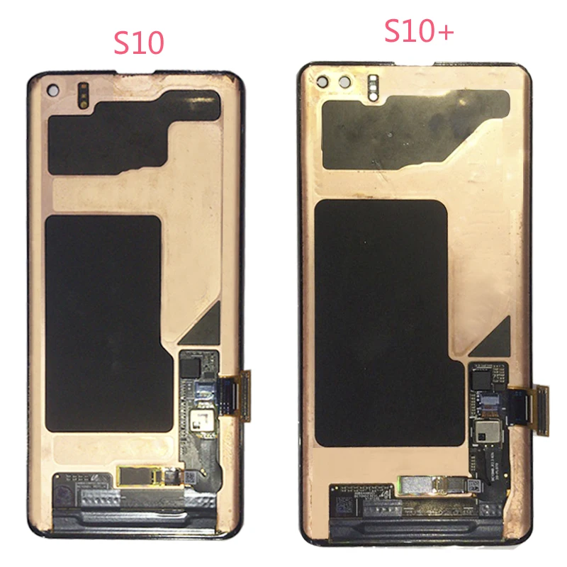 Черный 6,1 ''AMOLED lcd для SAMSUNG S10 lcd G9730 дисплей SM-G973 сенсорный экран дигитайзер для SAMSUNG Galaxy S10 Plus lcd G975