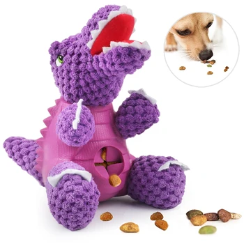 

Pet Dog Feeders Product Dog Toys Accessories Dogs Cat Chewing Toy Pet Product Interactive dinosaur Feeding Food Toy for Doggy