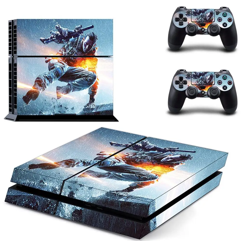 PS 4 наклейка s Battlefield 3 PS4 наклейка Play station 4 виниловые наклейки для кожи Pegatinas для консоли playstation 4 и 2 контроллера - Цвет: DPTM1914