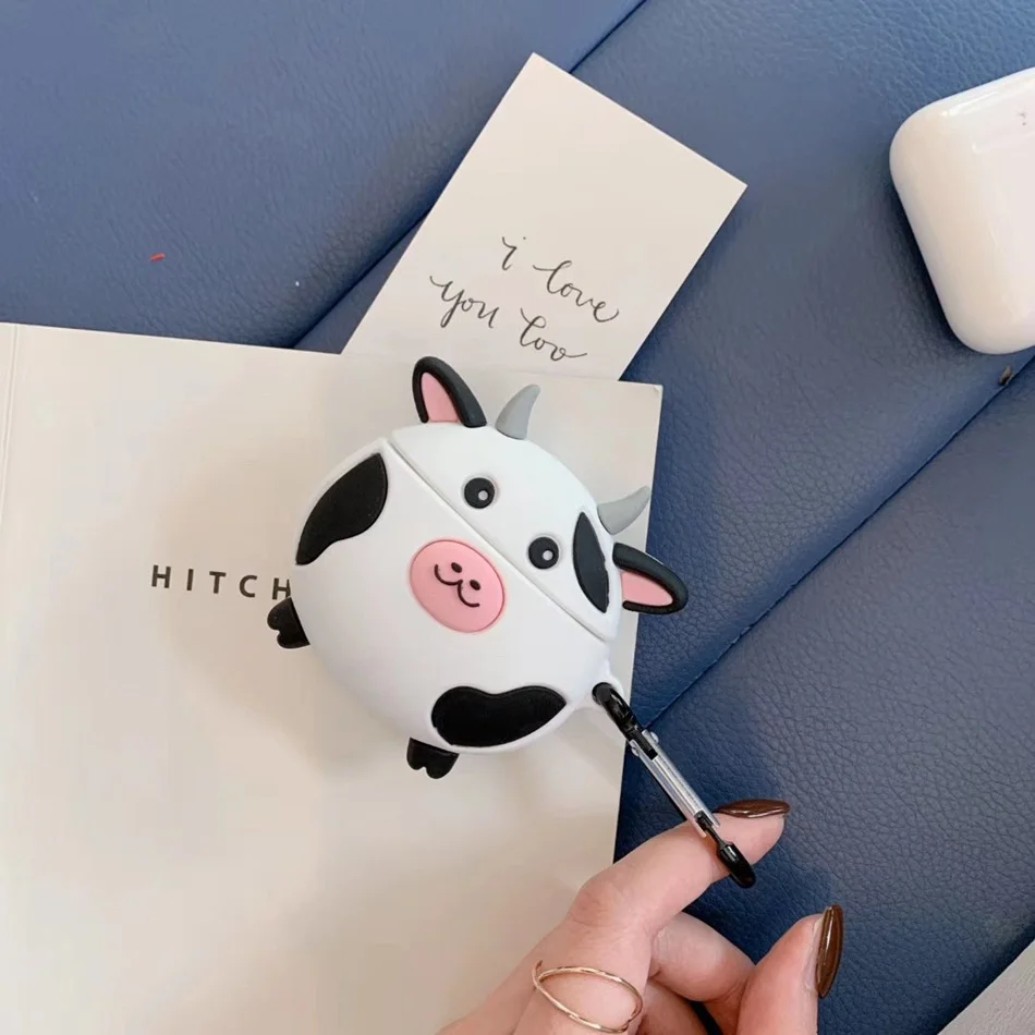 Чехол для наушников для Airpods Pro Чехол силиконовый милый поросенок кактус медведь Мультяшные наушники/Earpods чехол для Apple Air pods Pro 3 чехол s