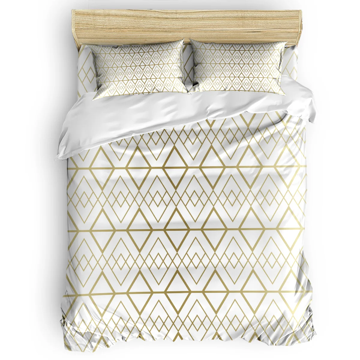 

Modern Geometry Duvet Cover Set Vintage Floral Art Design Collection of 3/4pcs Bedding Set Bed Sheet Pillowcases Cover Set