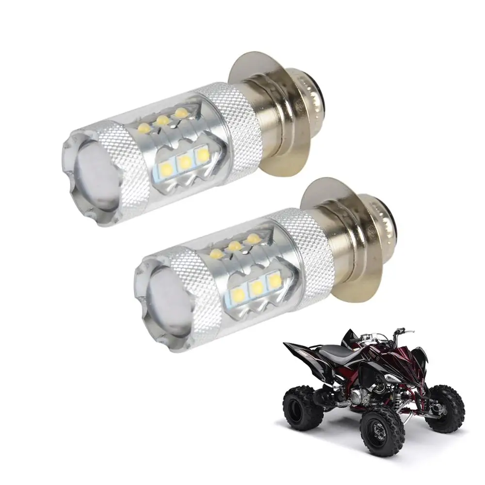12 в 30 Белая светодиодная лампа для Yamaha Raptor 250 350 700 700R Grizzly 125 450 660 YFM YFZ YXR Rhino Big Bear ATV