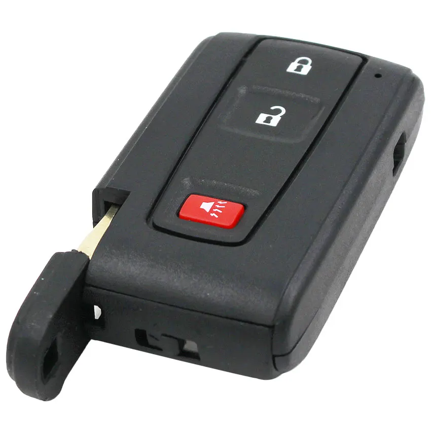 2/3 кнопка дистанционного ключа чехол оболочка умный корпус для ключей от автомобиля для Toyota Prius 2004-2009 Corolla Verso Camry с/без неразрезанного лезвия