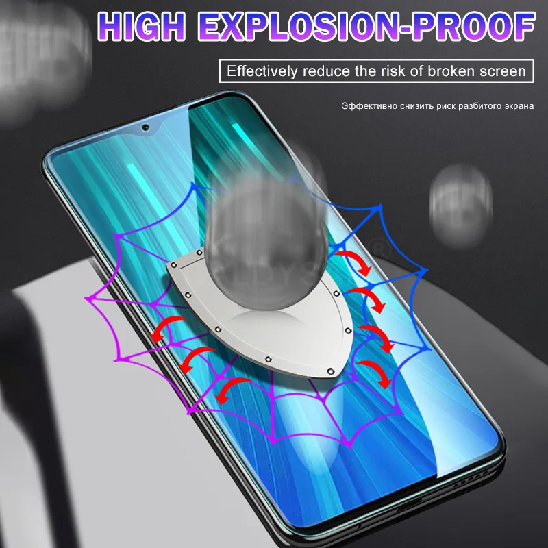 1-3 шт 100D Защитная Гидрогелевая пленка для Xiaomi Redmi 9T K20 Note 8 7 Pro для Xiaomi A1 A2 A3 Lite Защитная мягкая пленка для экрана