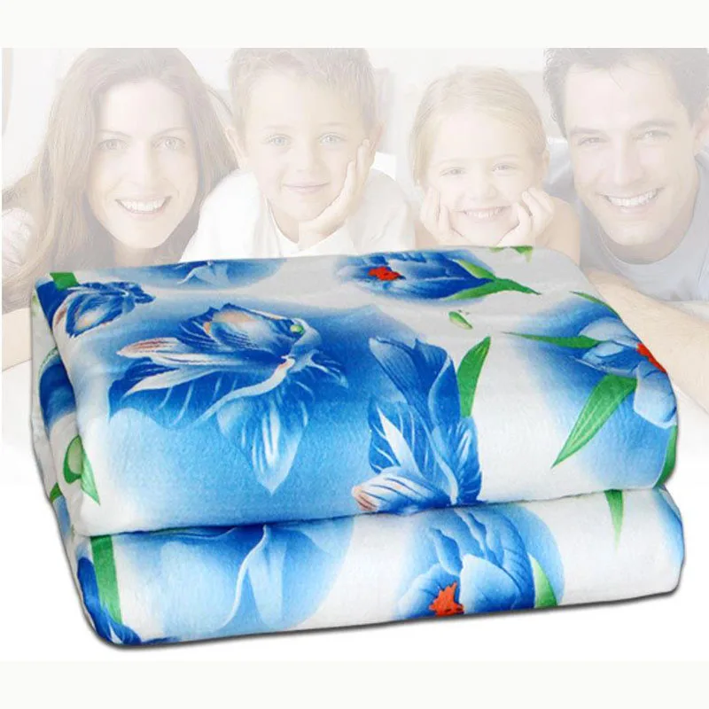 Электрическое одеяло более плотный обогреватель двойное с подогревом термостат