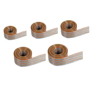 

1.27mm Spacing Pitch 20P Flat Color Rainbow Ribbon Cable Wire Dupont Line