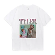 Camiseta clásica de algodón para hombre, ropa de tendencia de verano, de la marca Tyler The Creator, Tops populares cómodos, novedad de 2022