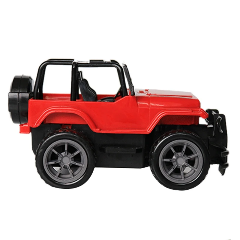 Toys Car, 4-Way Remote Control Car, Big Foot R/C Vehicle, for Boys & Girls (Red & Black)