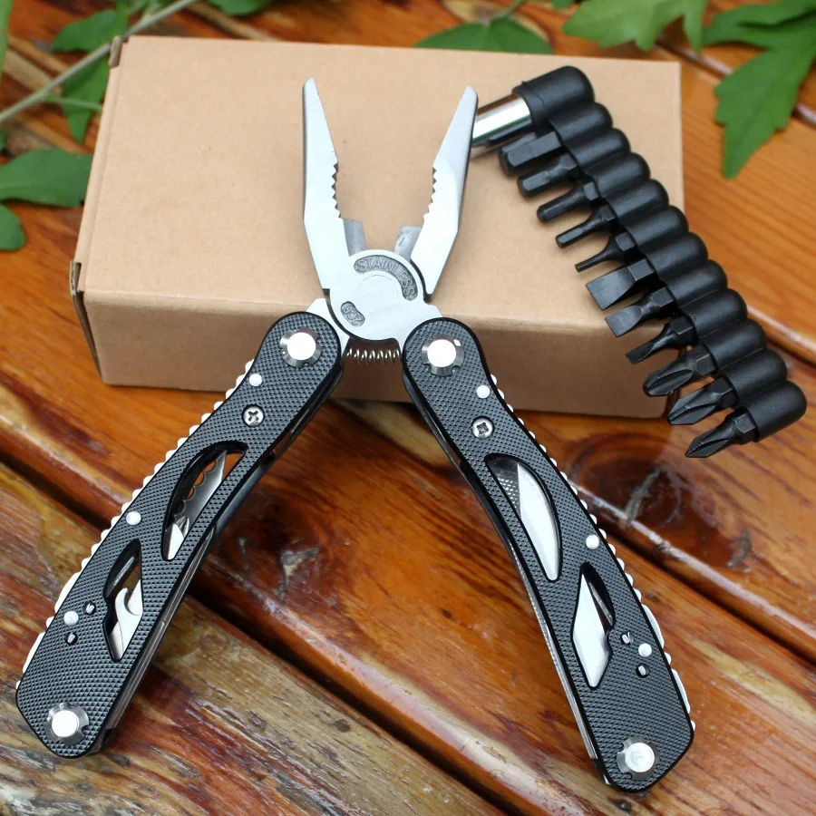 Multitool Folding Knife Plier Multi Tools EDC Gear Fishing Camping Outdoor Tool Multifunctional pliers Stainless Steel|Pliers| - AliExpress
