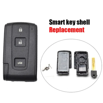 

TO0050 Smart key shell 3button key fob case for Toyota Avensis Crown Verso Prius remote replacement
