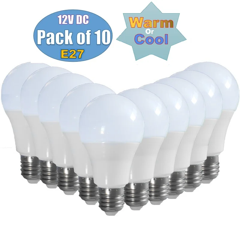 10PCS-E27-Bulbs