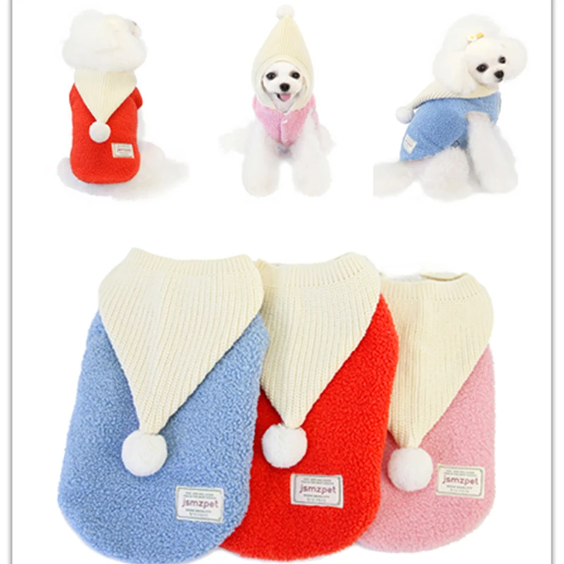 

Winter Warm Pet Clothes Chihuahua Yorkies Pullovers Pets Clothing for Dogs Puppy Suit Outfit Cute Cotton Dog Hoodies Christmas