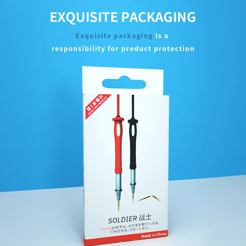 

Soldier Digital Multimeter Pen Type Test Lead Probe Universal Probe Test Lead With Replaceable Tip For Multimeter Needle Cable