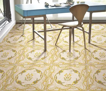 

Floor Sticker Decor Self-adhesive Mural Wallpaper European retro pattern pattern stone pattern parquet floor