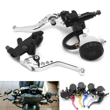 

Universal 7/8" 22mm Motorcycle Hydraulic Brake Clutch Lever Master Cylinder Reservoir Set for ktm 250 XCF-W Six Days 300 EXC