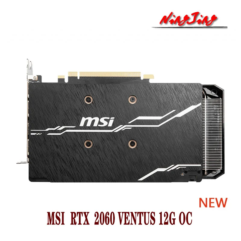 best graphics card for pc MSI GeForce RTX 2060 VENTUS 12G OC 2060 GDDR6 12GB 192 Bit Video Cards GPU Graphic Card DeskTop CPU Motherboard NEW gpu computer