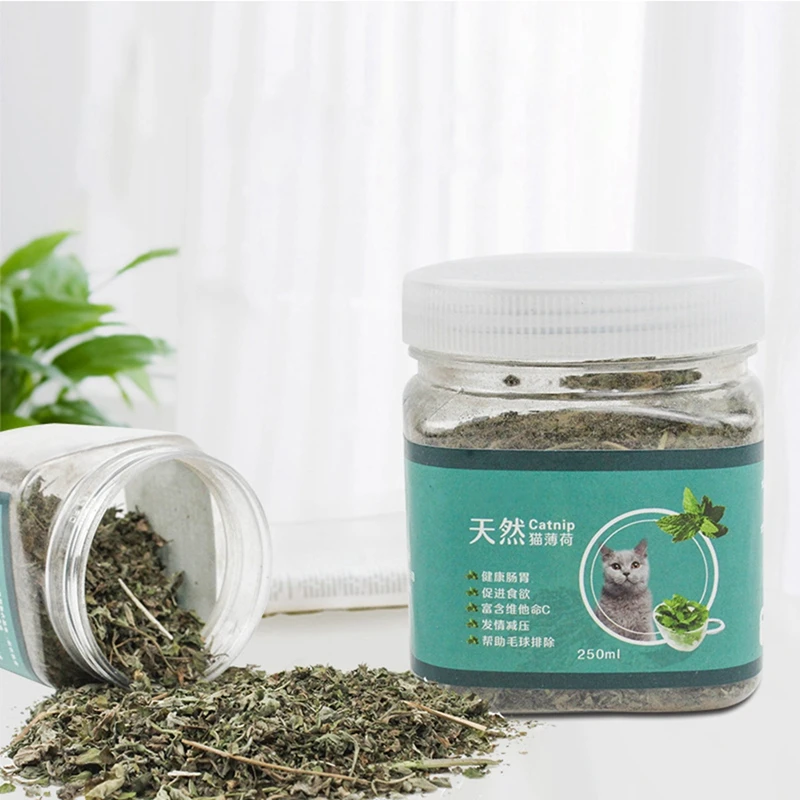 Котенок закуски для удаления волосяных шаров сухой натуральная кошачья мята