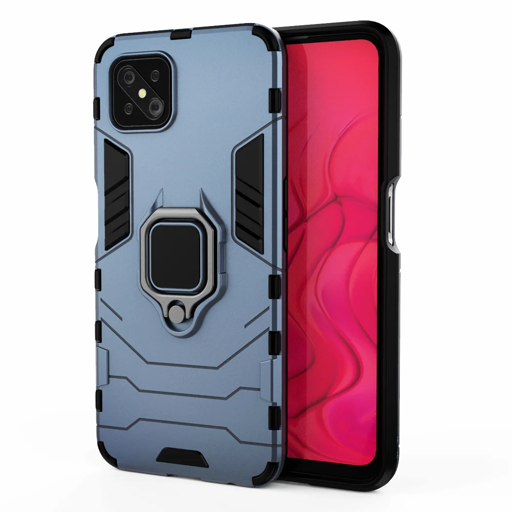 mobile phone case with belt loop For Oppo Reno 4Z 5G Case Magnetic Car Shockproof Ring Armor Cover For Oppo Reno 4 Z 5G Case For Oppo Reno4 Z 6.57inch Coque Capa phone carrying case