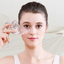 Transparent Natural Resin Crystal Scrapping Plate Thin Face Detox Body Face Massage Board Massage Relaxation Scraping Plate
