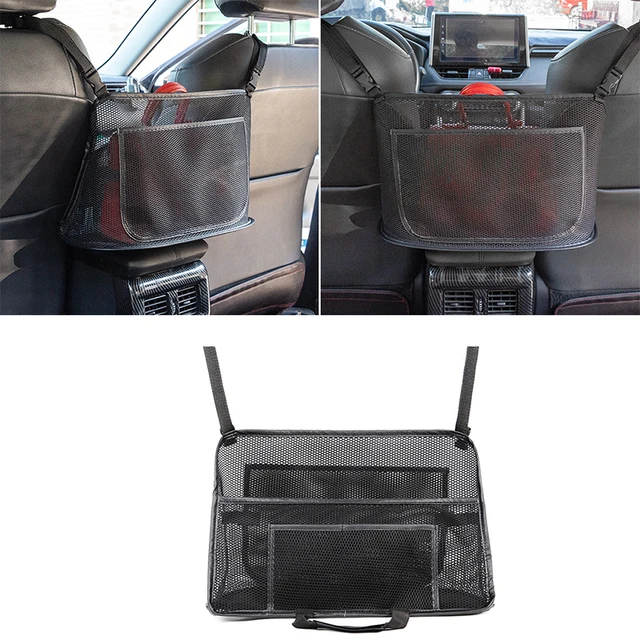 Auto Net Bag Pouch Interior Accessories Seat Back Pocket Handbag Holder Seat Gap Storage Bag For Toyota Hilux Revo Vigo