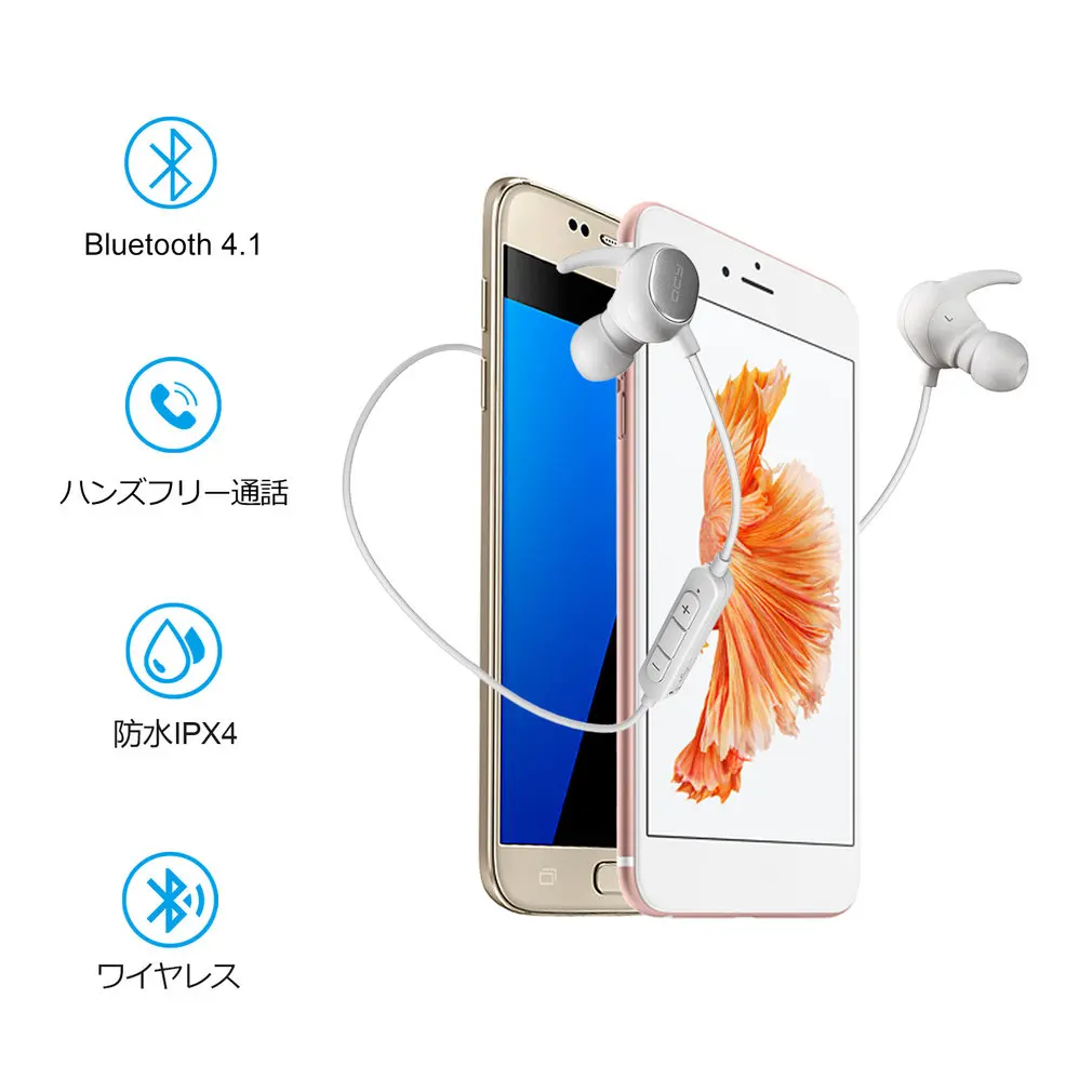 

Fashion QY19 Wireless V4.1 Earphone Sport Stereo In-Ear With Microphone CVC6.0 Intelligent Denoising