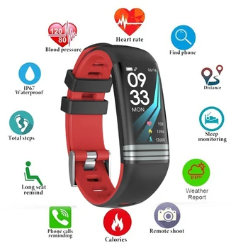 

G26s Color Screen Intelligent Watch Waterproof Heart Rate Monitor Smart Bracelet Fitness Activity Tracker Wristbands