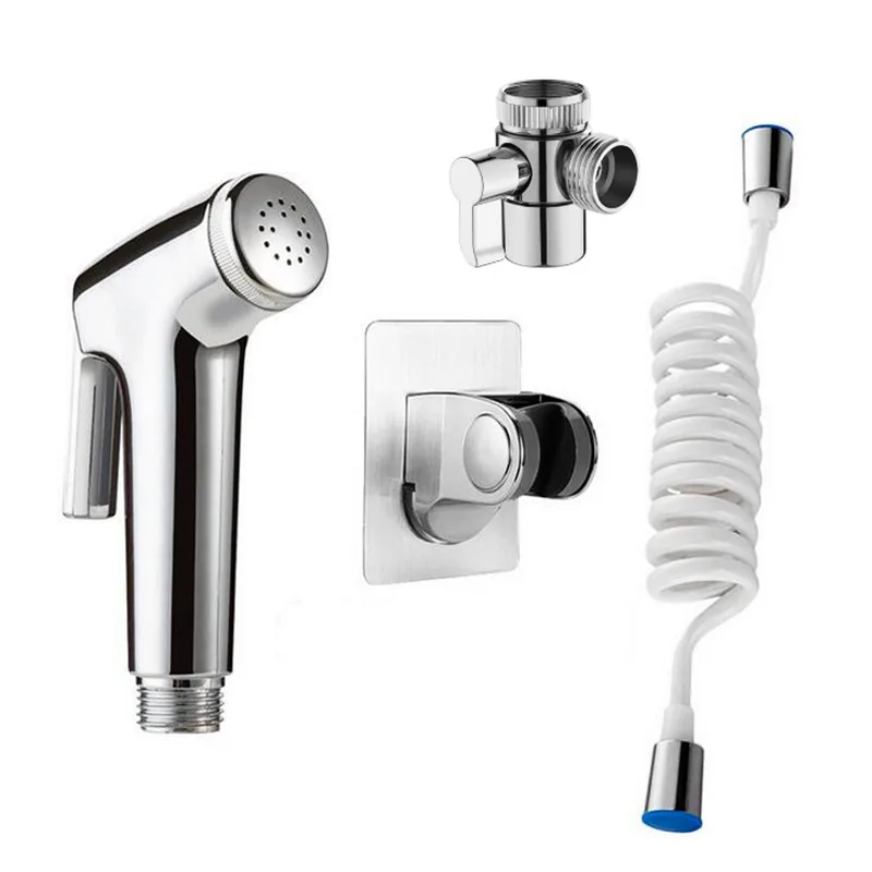 

Useful Toilet Handheld Shattaf Bidet Sprayer Shower Head Set Balcony Cleaning Accessories Shower Faucet Muslim Showers