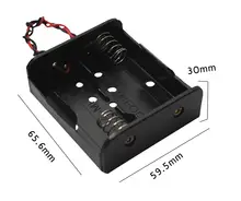 ^^Best Offers MasterFire 300pcs/lot New Black DIY Storage Box Holder Battery Case 2 Slots C Size 3V Batteries Holder Cell Cover with Wires ^^Best Offers MasterFire 300pcs/lot New Black DIY Storage Box Holder Battery Case 2 Slots C Size 3V Batteries Holder Cell Cover with Wires