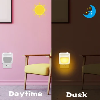 

Induction Lamp for Baby Bedroom Lighting Mini Square Night Lights Corridor Lamp Creative Energy-saving LED Night Lights