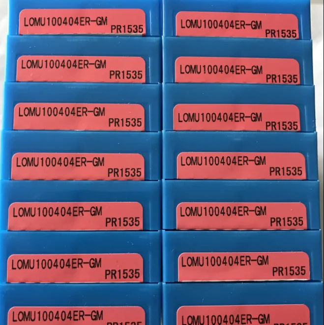 10 шт. Kyocera Карбид вставки LOMU100404ER-GM PR1535 фреза инструмент