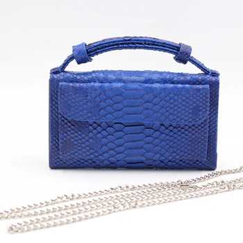 

Luxury Genuine Python Leather Hand Bags Cross Body Shoulder Bag Snakeskin Designer Day Clutch Chain Crossbody Bag