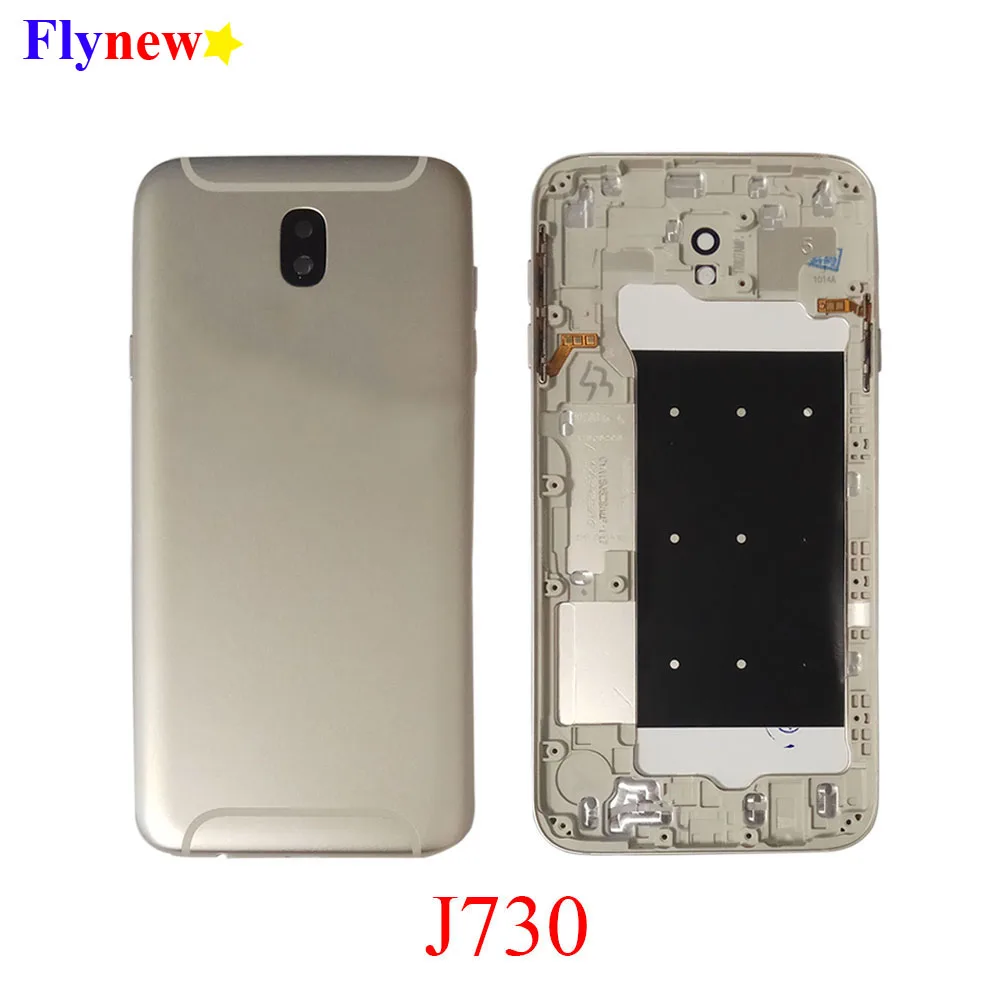 Для samsung Galaxy J7 Pro J730 J730F SM-730F/DS J730G корпус батарея задняя крышка чехол задняя дверь шасси оболочки Ремонт частей