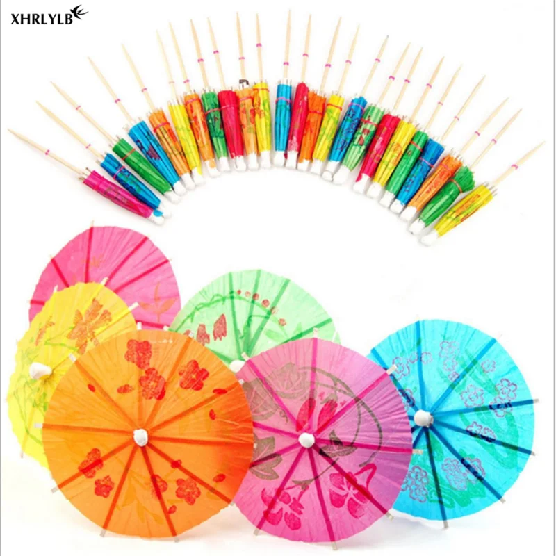 BXLYY 15pc Disposable Paper Umbrella Fruit Sign Bar Cocktail Christmas Ornaments DIY New Year Kitchen Accessories Gadgets.7