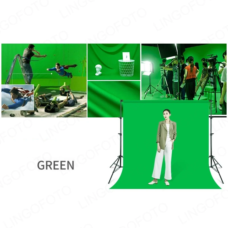 Фон для фотосъемки гладкий зеленый экран фото студии видео с лазерной режущей