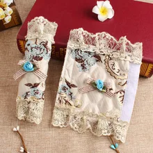 2 шт. декоративная накидка защитные ручки крышки противоскользящие двери холодильника кухонные аксессуары техника духовка вышитые кружева