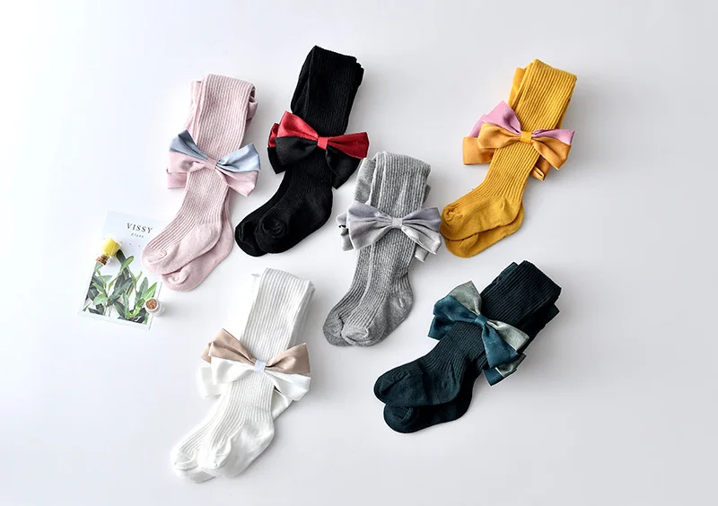 Новинка года; сезон весна; стильные детские носки Разноцветные носки с бантиком для девочек; Милые универсальные детские носки принцессы школьная форма