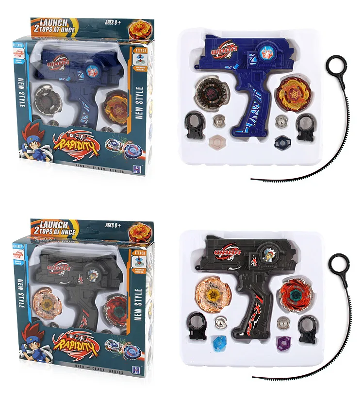 Beyblade Burst Toys Set With Dual Launchers,Beyblade Metal Fusion Spinning Top Toys For Competition (8)