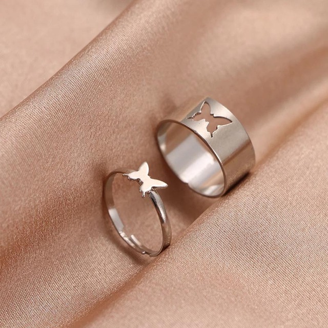 Butterfly Rings Set For Women Zircon Leaves Stars Geometric Knuckle Finger Ring Wedding Party Jewelry Gifts rings aestha