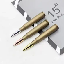 

Creative Stationery Simulation Retro Bullet Shape Biros Primary School Students Toys Prizes Twist Weighted Bullet Pen wholesale
