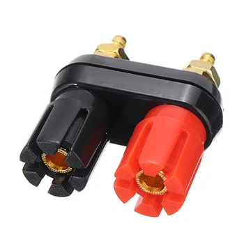 

2pcs Dual Female Banana Plug Terminal Socket Binding Post for Speaker Amplifier Post Terminal Binding Speaker Plug Connectors