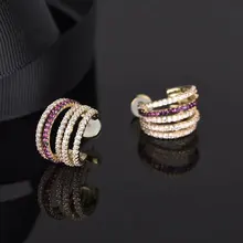 Серьги, модные ювелирные изделия, женские роскошные, стиль, мульти-круг, большой круг, полые, Высококачественный корейский стиль, женские серьги Zk40